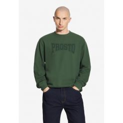 Bluza sportowa męska Prosto College bez kaptura. Zielone bluzy bez kaptura Prosto., m, bez wzorów, bez kaptura. Za 249.99 zł.
