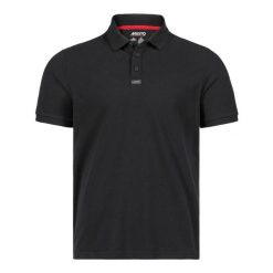Polo Musto Essential Pique. Czarne koszulki polo Musto, m, bez wzorów, bez kołnierzyka, bez ramiączek. Za 265.50 zł.