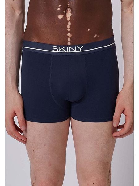 Skiny Bokserki w kolorze granatowym rozmiar: S. Niebieskie bokserki Skiny, s, bez wzorów. Za 39.31 zł.