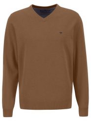 FYNCH-HATTON Sweter w kolorze brązowym rozmiar: 3XL. Brązowe swetry nierozpinane Fynch-Hatton, xl, bez wzorów, z bawełny, bez kołnierzyka, bez ramiączek. Za 100.99 zł.