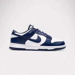 Buty Sportowe Męskie Nike Dunk Low Retro. Niebieskie buty do biegania Nike, bez wzorów, bez zapięcia, do biegania. Za 422.40 zł.