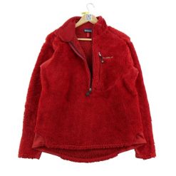 Bluza polarowa męska Polaire R2 USA. Czerwone bluzy bez kaptura Patagonia, m, bez wzorów, z polaru, bez kaptura. Za 256.96 zł.