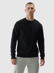 4F Bluza dresowa nierozpinana bez kaptura męska - czarna S. Czarne bluzy bez kaptura 4F, m, bez wzorów, z bawełny, bez kaptura. W wyprzedaży za 79.99 zł.
