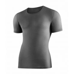 Podkoszulek z krótkim rękawem Brubeck Base Layer Ultra Light 3D. Szare bielizna termoaktywna Brubeck, l, bez wzorów, bez ramiączek, do biegania. Za 99.99 zł.