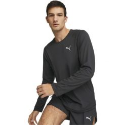 Bluza Puma Run Cloudspun Ls Tee, Mężczyźni. Czarne bluzy Puma, m, bez wzorów, z poliesteru, bez kaptura. Za 290.00 zł.