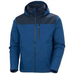 Kurtka z kapturem Helly Hansen Crew 2. Niebieskie odzież kompresyjna Helly Hansen, s, bez wzorów, z materiału. Za 830.50 zł.