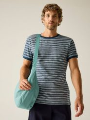Regatta Koszulka "Benlin" w kolorze granatowym rozmiar: S. Niebieskie t-shirty sportowe Regatta, bez wzorów, z bawełny, bez ramiączek, outdoorowe. Za 52.42 zł.