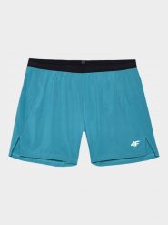 4F Szorty sportowe w kolorze niebieskim rozmiar: XL. Niebieskie krótkie spodenki sportowe 4F, xl, bez wzorów, z materiału. Za 88.43 zł.