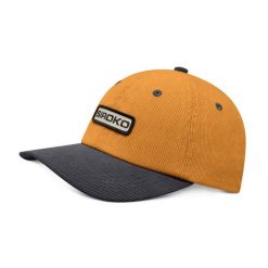 Sztruksowa czapka trekkingowa z daszkiem Siroko Wapta Mustard. Żółte czapki z daszkiem SIROKO, bez wzorów, z materiału. Za 126.00 zł.