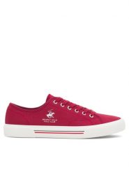 Beverly Hills Polo Club Tenisówki M-24MVS5012 Czerwony. Czerwone trampki Beverly Hills Polo Club, m, bez wzorów, bez zapięcia. Za 149.99 zł.