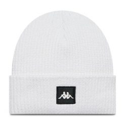 Czapka Kappa. Białe czapki zimowe Kappa, bez wzorów. Za 79.99 zł.