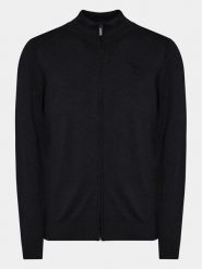 INDICODE Kardigan Tos 35-700 Czarny Regular Fit. Czarne swetry rozpinane INDICODE, m, bez wzorów, z bawełny, bez kołnierzyka, bez ramiączek. Za 119.99 zł.