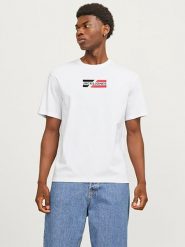 Jack & Jones Koszulka w kolorze białym rozmiar: XXL. Białe bezrękawniki Jack & Jones, xxl, bez wzorów, z bawełny, bez kołnierzyka, bez ramiączek. Za 37.56 zł.