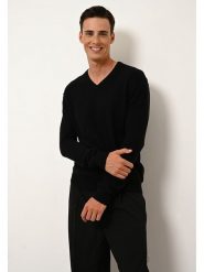 Just Cashmere Kaszmirowy sweter "Tom" w kolorze czarnym rozmiar: XL. Czarne swetry nierozpinane Just Cashmere, xl, bez wzorów, z kaszmiru, bez kołnierzyka, bez ramiączek. Za 426.99 zł.