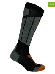 Norfolk Skarpety trekkingowe (2 pary) "Aspen" w kolorze czarnym rozmiar: 47-50. Czarne skarpety Norfolk, bez wzorów, z materiału. Za 100.99 zł.