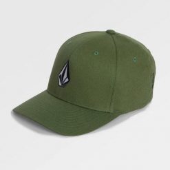 Czapka Volcom Full Stone Flexfit Olive. Zielone czapki zimowe Volcom, bez wzorów. Za 177.62 zł.