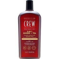 American Crew 3-in-1 Ginger + Tea Shampoo, Conditioner and Body Wash Szampony 1000 ml Męskie. Pielęgnacja ciała American Crew. Za 231.69 zł.