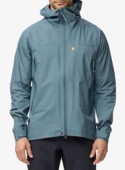 Kurtka z membraną Fjallraven Bergtagen GTX lite Jacket. Niebieskie kurtki Fjällräven, l, bez wzorów, z gore-texu, bez kaptura. Za 2,287.99 zł.
