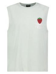 Sublevel Top w kolorze miętowym rozmiar: XL. Zielone bezrękawniki Sublevel, xl, bez wzorów, z bawełny, bez kołnierzyka, bez ramiączek. Za 43.99 zł.