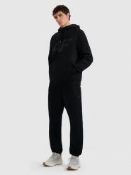 4F Spodnie dresowe joggery męskie - czarne 3XL. Czarne joggery i bojówki 4F, m, bez wzorów, z bawełny. Za 149.99 zł.