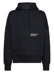 Calvin Klein Bluza w kolorze czarnym rozmiar: M. Czarne bluzy CALVIN KLEIN, m, bez wzorów, z bawełny, z kapturem. Za 221.95 zł.