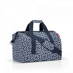 Torba allrounder l signature navy. Niebieskie torby na ramię Reisenthel, bez wzorów, z materiału, na ramię, duże, bez dodatków. W wyprzedaży za 217.00 zł.