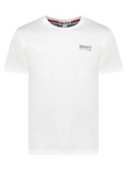 Geographical Norway Koszulka "Jilva" w kolorze białym rozmiar: XXL. Białe bezrękawniki Geographical Norway, xxl, bez wzorów, z bawełny, bez kołnierzyka, bez ramiączek. Za 57.20 zł.