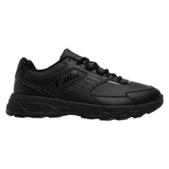 Sneakersy męskie K-swiss FARIO LTH na co dzień czarne (04778-001-M). Czarne buty sportowe casual K-SWISS, bez wzorów, bez zapięcia. Za 169.00 zł.