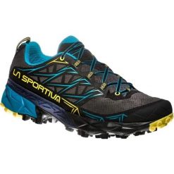 Buty trekkingowe męskie La Sportiva La Akyra. Czarne trekkingi La Sportiva, bez wzorów, z materiału, bez zapięcia. Za 760.60 zł.