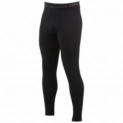 Legginsy Outdoor Research Alpine Onset Merino 150. Czarne legginsy długie sportowe OUTDOOR RESEARCH, bez wzorów, z materiału, outdoorowe. Za 407.00 zł.