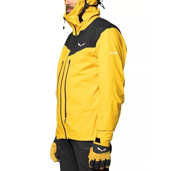 Kurtka narciarska męska Salewa Ortles Ptx 3L M Jacket. Czarne kurtki narciarskie i snowboardowe Salewa, l, bez wzorów, narciarskie. W wyprzedaży za 1,409.75 zł.