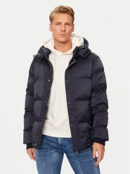 Guess Kurtka zimowa M4BL21 WGJ42 Granatowy Regular Fit. Niebieskie kurtki Guess, na zimę, m, z aplikacjami, z syntetyku, bez kaptura. Za 529.99 zł.