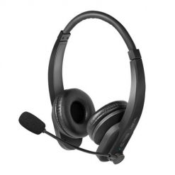 LogiLink BT0060 słuchawki/zestaw słuchawkowy Bezprzewodowy Opaska na głowę Biuro/centrum telefoniczne Bluetooth Czarny. Czarne słuchawki bezprzewodowe LogiLink. Za 198.99 zł.