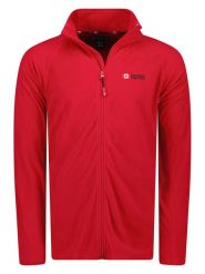 Canadian Peak Kurtka polarowa "Tugeak" w kolorze czerwonym rozmiar: XL. Czerwone kurtki Canadian Peak, xl, bez wzorów, z materiału, bez kaptura. Za 112.83 zł.