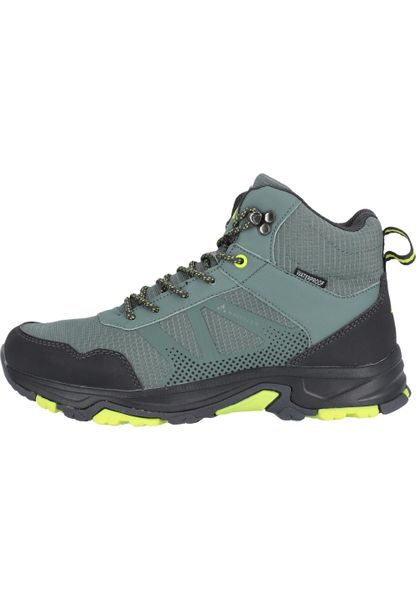 Buty trekkingowe męskie Whistler Doron. Szare buty turystyczne WHISTLER, bez wzorów, z materiału, bez zapięcia, trekkingowe. Za 246.99 zł.