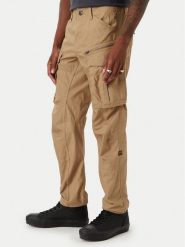 G-Star Raw Spodnie cargo Rovic D02190-D387 Beżowy Tapered Fit. Brązowe spodnie materiałowe G-Star Raw, m, bez wzorów, z bawełny, retro. Za 432.99 zł.