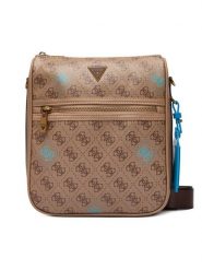 Guess Saszetka HMMICT P5417 Beżowy. Brązowe saszetki i nerki Guess, z aplikacjami, ze skóry, bez dodatków. Za 269.99 zł.