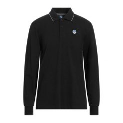NORTH SAILS POLO LONG SLEEVE Czarny. Czarne koszulki polo North Sails, m, bez wzorów, z tkaniny, bez kołnierzyka, bez ramiączek. Za 283.99 zł.