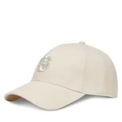 Czapka z daszkiem BOSS. Białe czapki z daszkiem Boss, bez wzorów. Za 239.99 zł.