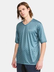 Craft Koszulka kolarska "Core Offroad XT" w kolorze błękitnym rozmiar: L. Niebieskie t-shirty sportowe Craft, bez wzorów, bez ramiączek, rowerowe. Za 86.99 zł.