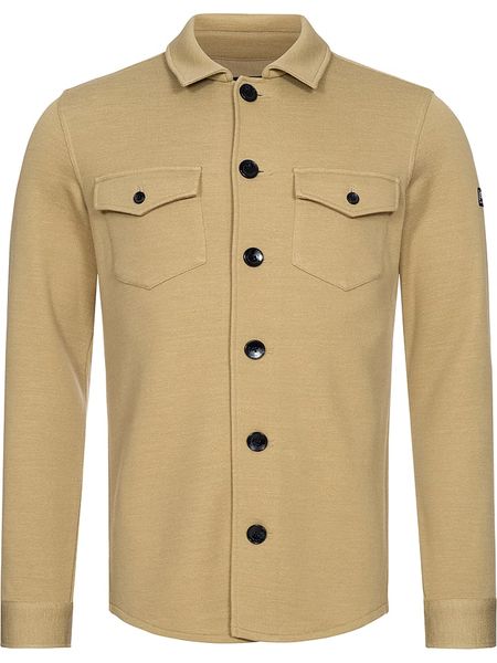 Super.natural Kurtka koszulowa "Knit" w kolorze jasnobrązowym rozmiar: S. Brązowe kurtki super.natural, s, bez wzorów, z bawełny, bez kaptura. Za 295.99 zł.