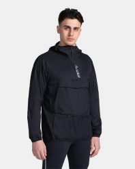 Męska lekka kurtka anorak Kilpi ANORI-M. Czarne kurtki Kilpi, m, bez wzorów, z materiału, z kapturem. Za 422.05 zł.