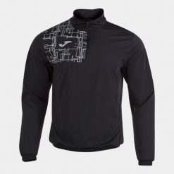 Bluza Joma Elite VIII z zamkiem 1/2. Czarne bluzy bez kaptura Joma, s, z aplikacjami, z poliesteru, bez kaptura. Za 94.99 zł.
