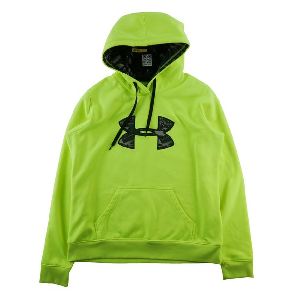Second life - Under Armour bluza z kapturem męska UA Storm - Stan dobry. Zielone bluzy z kapturem Under Armour, l, bez wzorów, z materiału, z kapturem. Za 85.16 zł.