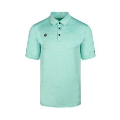 Krótki rękaw polo o sportowym kroju dla mężczyzn Izas CHASE. Zielone koszulki polo Izas, m, bez wzorów, bez kołnierzyka, bez ramiączek. W wyprzedaży za 173.87 zł.