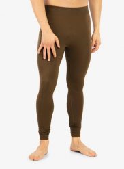 Legginsy termoaktywne męskie Brubeck Ranger Thermo. Zielone bielizna termoaktywna Brubeck, l, bez wzorów, z materiału, bez ramiączek, trekkingowe. Za 164.99 zł.