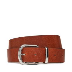 Pasek Męski Jack&Jones. Brązowe paski Jack&Jones, bez wzorów. Za 109.99 zł.