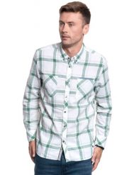 MĘSKA KOSZULA MATERIAŁOWA MUSTANG CLEMENS LINEN CHECK 1009584 11749. Koszule Mustang, m, bez wzorów, z materiału, bez kołnierzyka, bez ramiączek. W wyprzedaży za 49.99 zł.