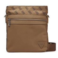 Saszetka Guess. Brązowe saszetki i nerki Guess, z aplikacjami, małe, bez dodatków. Za 329.99 zł.