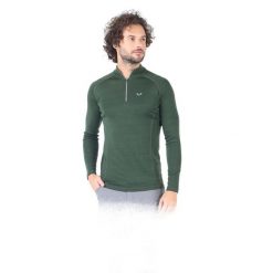 Bluza turystyczna męska Woolona Astro 100% Merino. Niebieskie bluzy WOOLONA, m, bez wzorów, bez kaptura. W wyprzedaży za 315.00 zł.